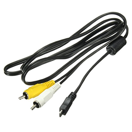 TOOGOO Micro-USB Male to 2 RCA Male AV Audio Video Adapter Cable for Samsung Android