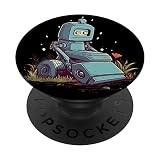 Diseño de jardinería para cortacésped y robot cortacésped PopSockets PopGrip Intercambiable