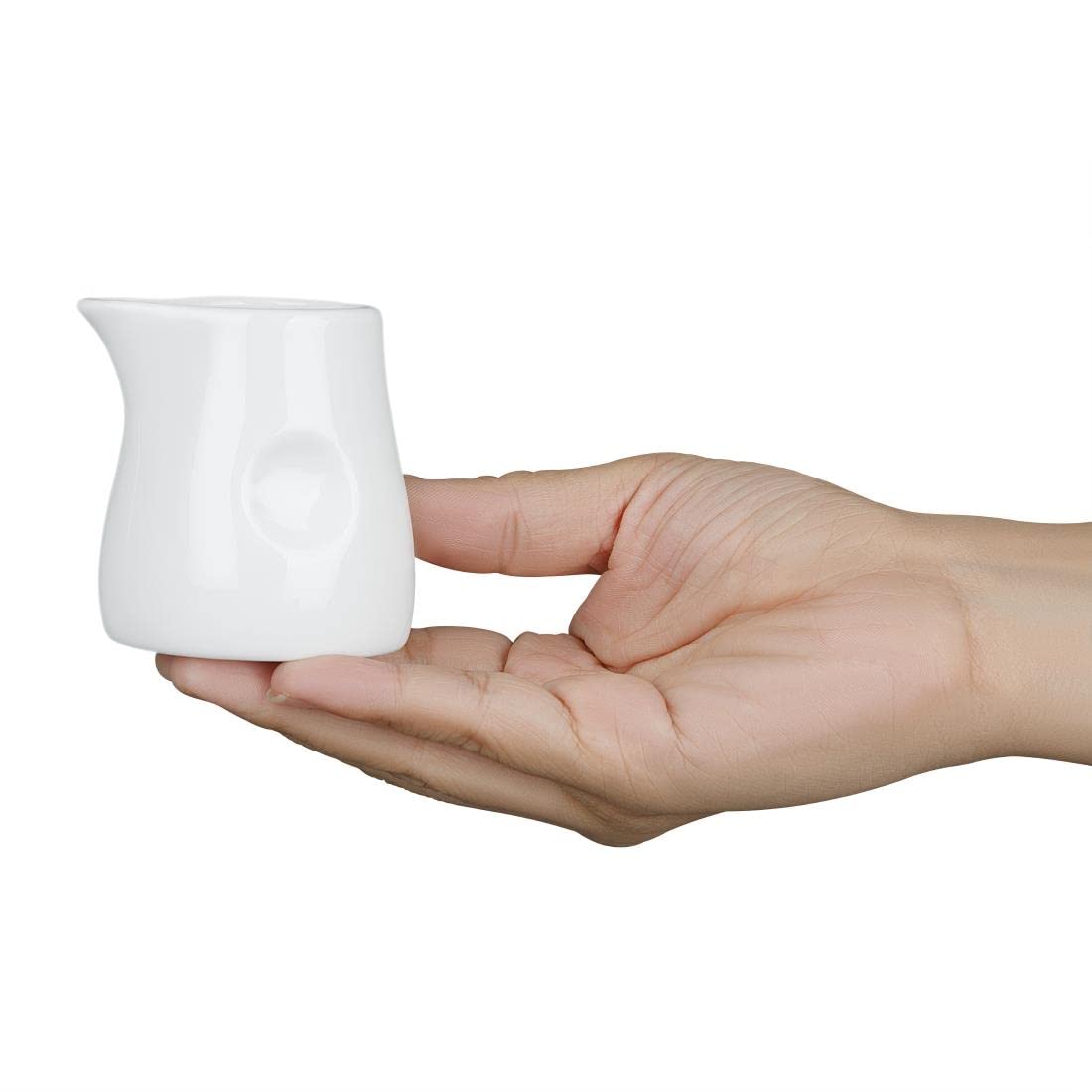 Olympia Dimpled Milk Jug 70Ml 25Oz Restaurant Catering Kitchen Tableware 6pc