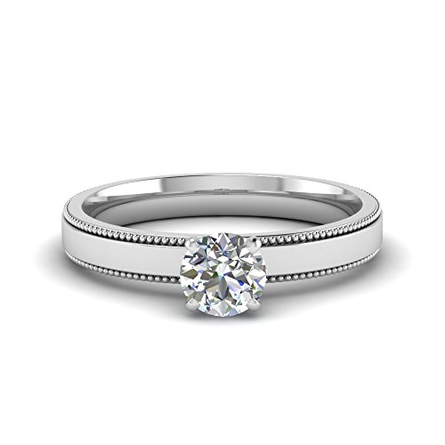 Image of Choose Your Gemstone Glossy Band Ring 925 Sterling Silver Round Shape Solitaire Engagement Rings Ornaments Surprise for Wife Symbol of Love Clarity Comfortable US Size 4 to 12