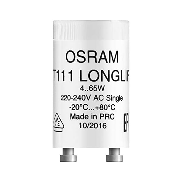 Osram,Longlife für 4-80 W Leuchtstoffröhre Starter ST111 3er Pack – Bild 3