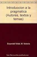 Introducción a la pragmática 8476583850 Book Cover