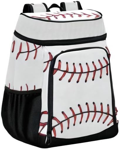 Miniatura 7 de Mochila enfriadora a prueba de fugas, con aislamiento térmico, 30 latas, enfriadores de camping para playa, camping, senderismo