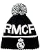 Real Madrid Knit Beanie Winter Hat, Licensed R. Madrid Soccer Skull Cap Beanie Black