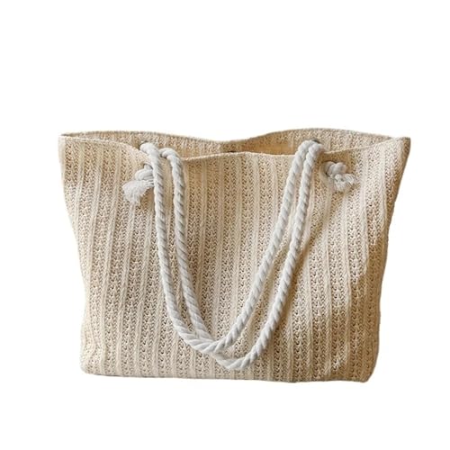 Handmade Weave Straw Bag Style Shopper Tote Beach Handbags Popular Large Capacity Girls Straw Tote Bag