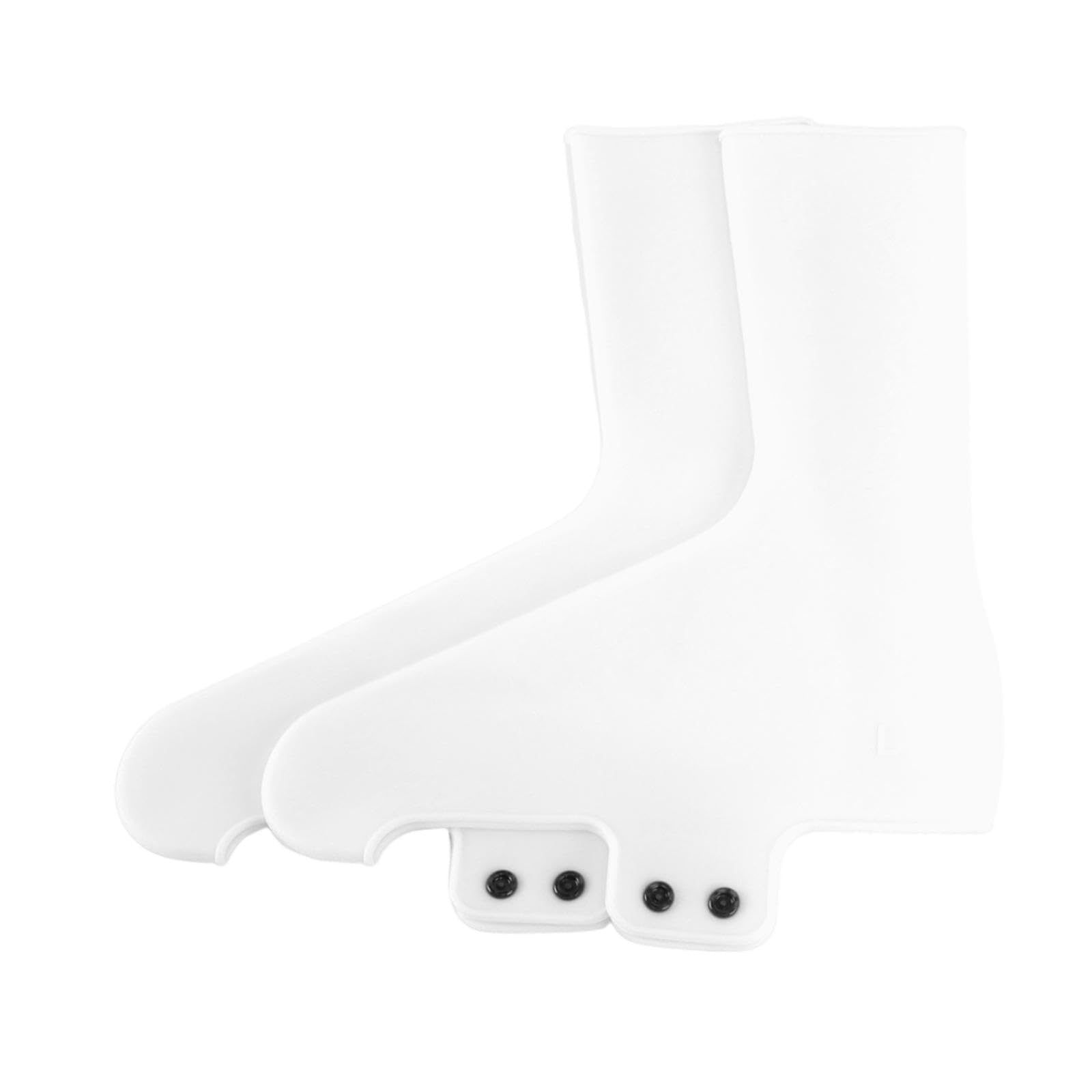 Generic Lot de 2 Couvre-chaussures de Cyclisme, Couvre-chaussures de Vélo Imperméables, Couvre-chaussures de Professionnels En Silicone pour Chaussures, Blanc M
