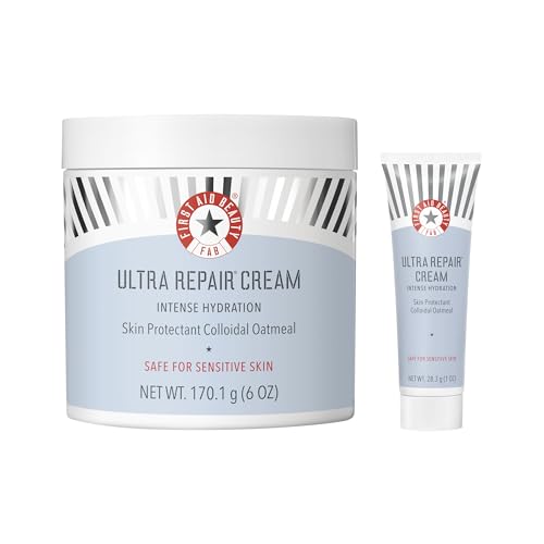 First Aid Beauty - Ultra Repair Cream, Intense Hydration Whipped Colloidal Oatmeal, Clinically...