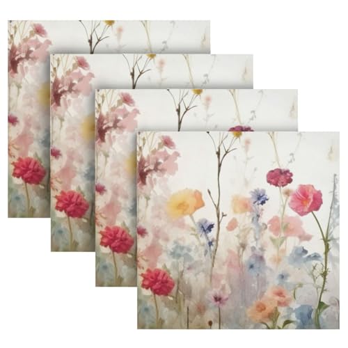 Servilletas de Tela Wild Flower Set de 6 Cuadradas 50.5x50.5 cm miniatura 5