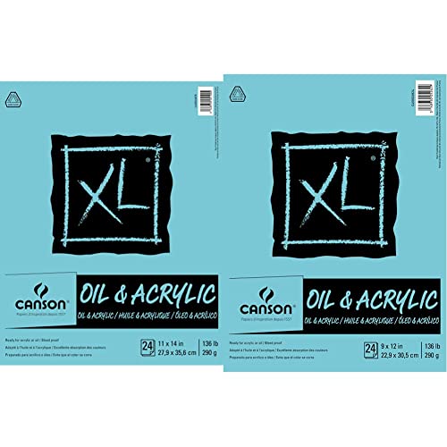 Canson XL Series Oil and Acrylic Paper Pad, Bleed Proof