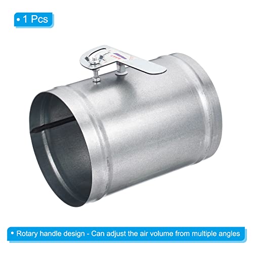 PATIKIL 6" HVAC Duct Manual Volume Damper, Metal Adjustment Airflow Ducting Backdraft Damper Control for Air Ventilation System by PATIKIL - Image 3