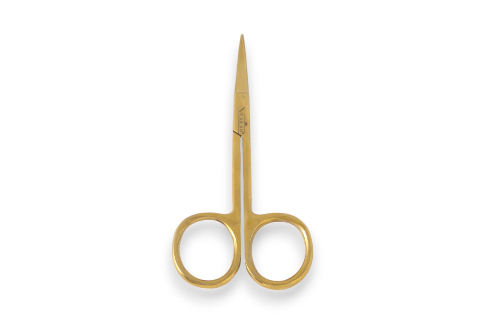 F.A.R.A.H Gold Nail Scissors - Precise Cuticle Trimmer - Stainless Steel