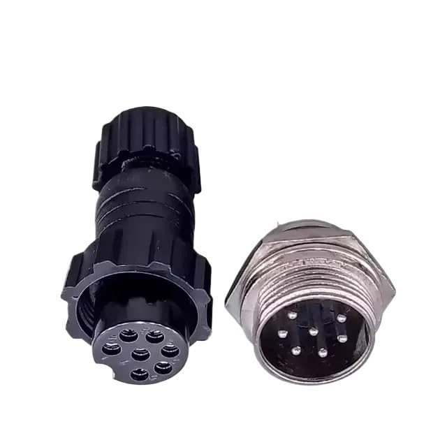 Conector Aviación GX16 5 Set con Tuerca Impermeable miniatura 1