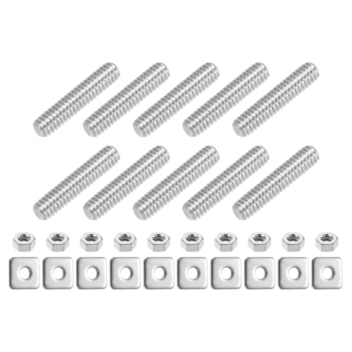 uxcell 1/10.2 cm-20 UNC SS˂_ 10 304XeXX`[˂˂ 1.2C` Ep˂ pbV[t Ƌtp gݗČŒ