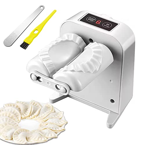 Suuker Dumpling Maker Machine,Electric Dumpling Maker Mould,Acutomatic Dumpling Press for Dumpling Wrapper Dough Stamp Cutter Pastry Pie Making