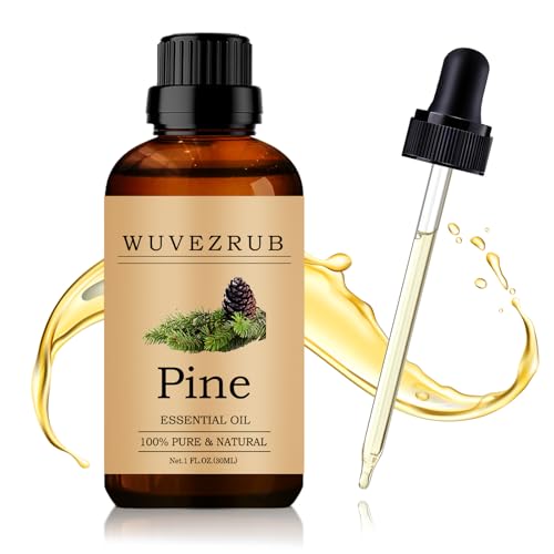 Wuvezrub Pine Essential Oil 30ML - 100% Pure and Natural Oils for Aromatherapy Diffuser - 1 Fl Oz/Pine