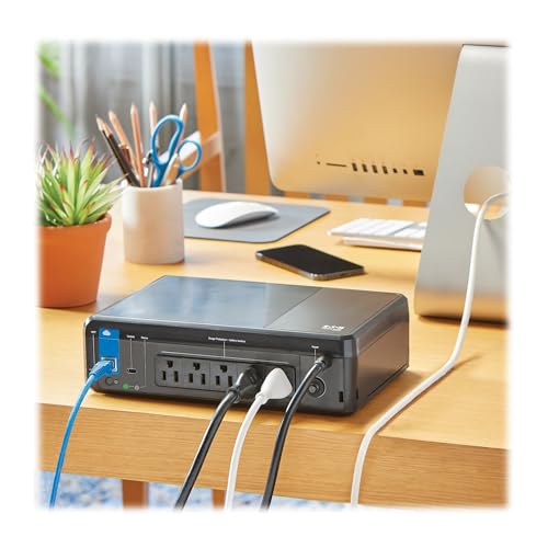 Image of Tripp Lite Cloud-Connected 850VA UPS Battery Backup and Surge Protector, Remote Management & Monitoring, 450W, 5 Outlets, Computer UPS, Wall Mount Option, 5ft Cord, 3-Year Warranty (BC850RNC)