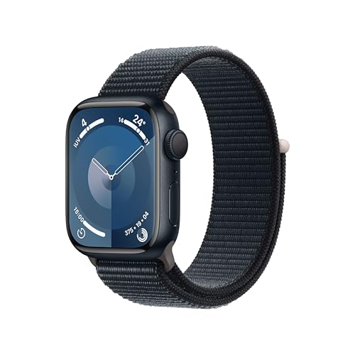 Apple Watch Series 9 GPS - 41mm - Boîtier Midnight Aluminium - Bracelet Midnight Sport Loop