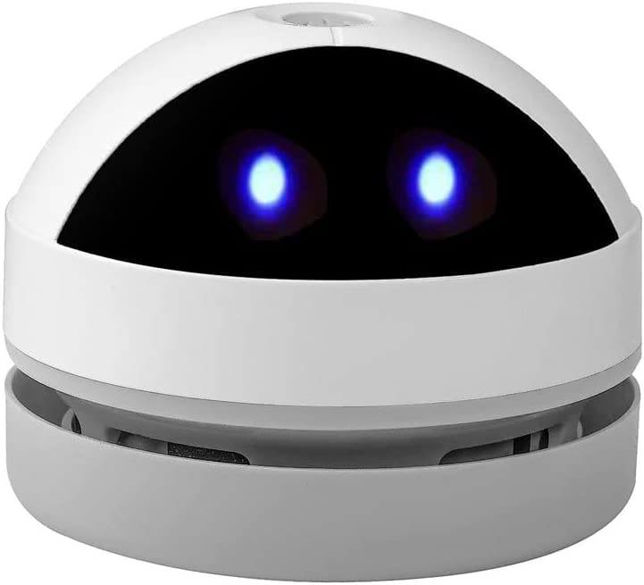 Zebbyee Mini aspirateur de table rechargeable USB de bureau - Haute puissance d'aspiration - Pour bureau, maison, bureau et voiture