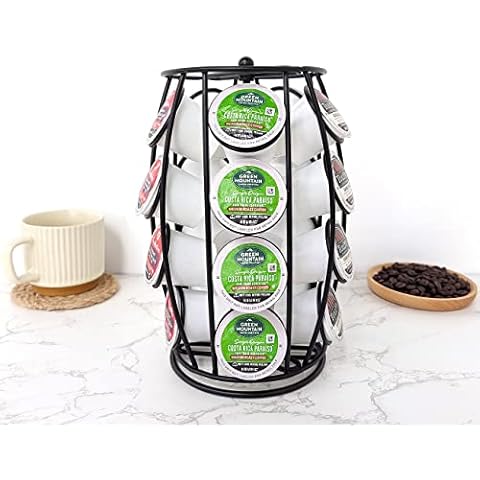 Hcirjhie Coffee Pod Carousel Organizer Cover