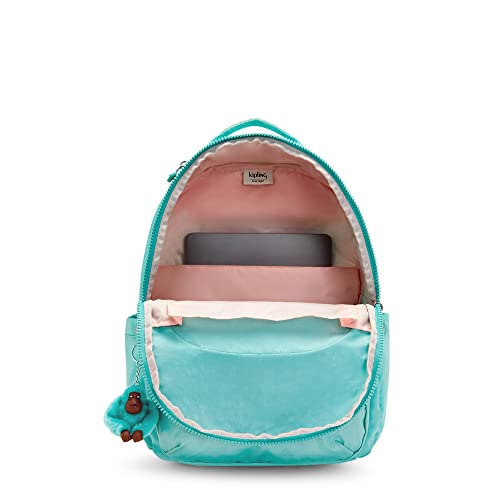 Image of Kipling Women's Seoul 15 inch Laptop Backpack, Durable, Roomy with Padded Shoulder Straps, Built-In Protective Sleeve