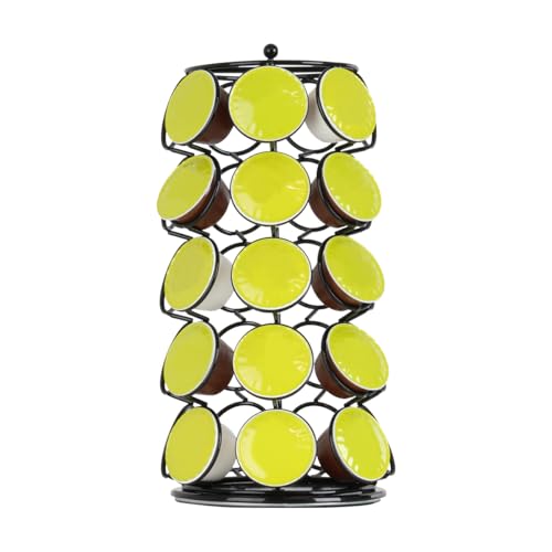 Reviews de Soportes para cápsulas y bolsitas de café , tabla con los diez mejores. 42 Organizador para 35 Capsulas de Cafe Rotatorio Accesorio para Cafetera