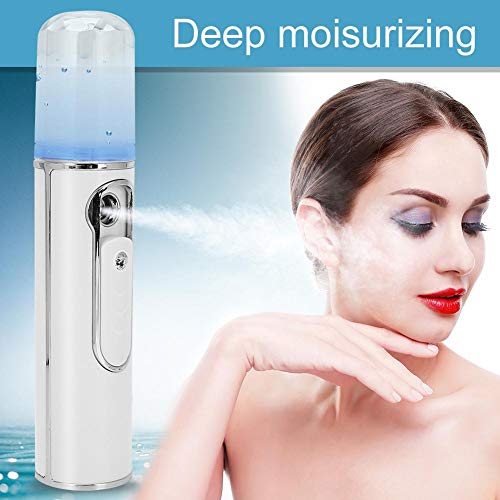 Facial Steamer, Nano Ionic Facial Steamer, Warm Mist Face Steamer, Portable Facial Skin Moisturizing Airbrush, To Moisturizing Cleansing Pores Makeup For Women & Men #TOP3