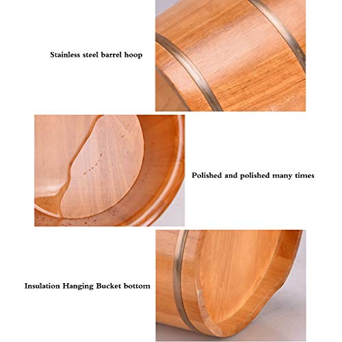 Bañera de madera para pies Katzowen miniatura 5