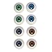 TOPofly 8pcs 12mm cúpula de Cristal Ojos Humanos Realista Arte Esculturas muñecas...