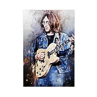Poster de guitaristes John Lennon sur toile pour chambre à coucher, sport, paysage, décoration de bureau, sans cadre… - Les Beatles, Paul McCartney, John Lennon, RIngo Starr, George Harrison