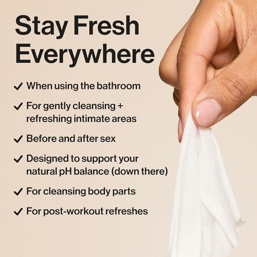 Image of The Honest Company Hypoallergenic Flushable Wipes for Sensitive Skin, Tropical Leaves, 42 Count (Pack of 8)