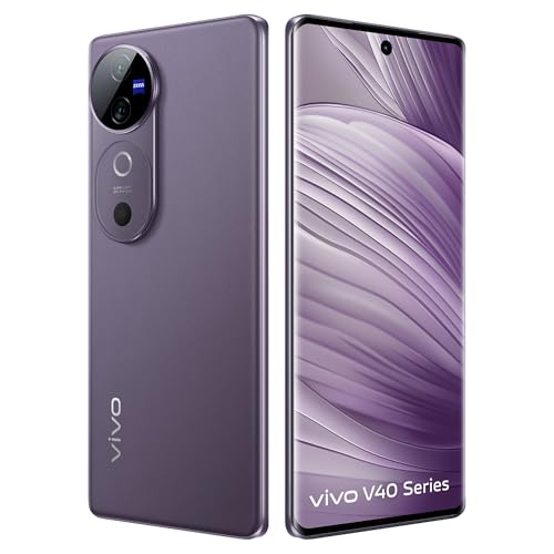 Image of vivo V40 5G (Lotus Purple, 8GB RAM, 128GB Storage) with No Cost EMI /Additional Exchange Offers