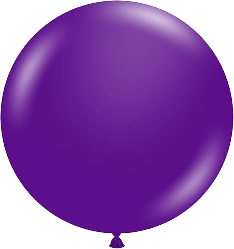 Miniatura 1 de Tuf-Tex - Globos de látex morado ciruela de 36 pulgadas