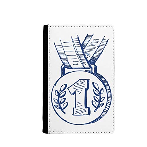 Étui portefeuille football bleu pour ranger vos médailles en voyage