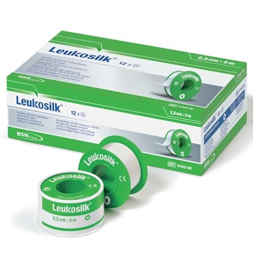 Pansements sans boucle 2,5 cm x 5 m pour fixation de compresses