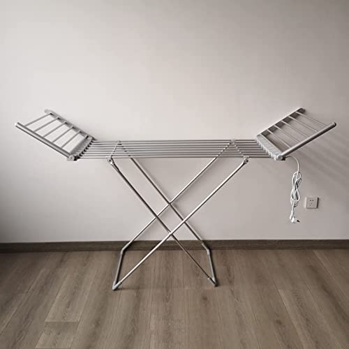 Séchoir à linge électrique pliable stable sèche-serviettes - 3