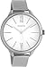 Produktbild Oozoo Damenuhr mit Edelstahl Milanaise Metallband 45 MM Weiss/Silberfarben C10134