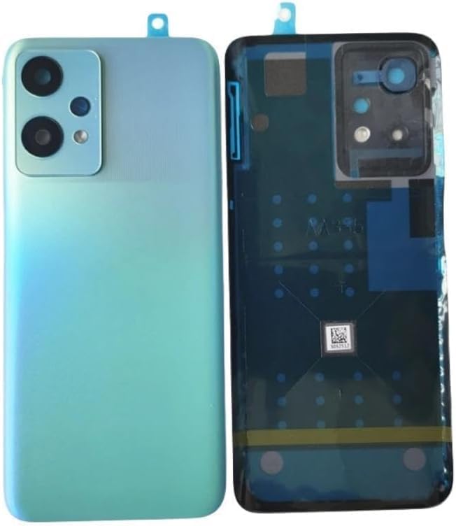 Algasan SHOWGOOD for Oneplus Nord CE2 Lite Rear Housing Replacement Panel Case with Camera Lens for Oneplus Nord CE2 Lite Battery Back Cover (Black)