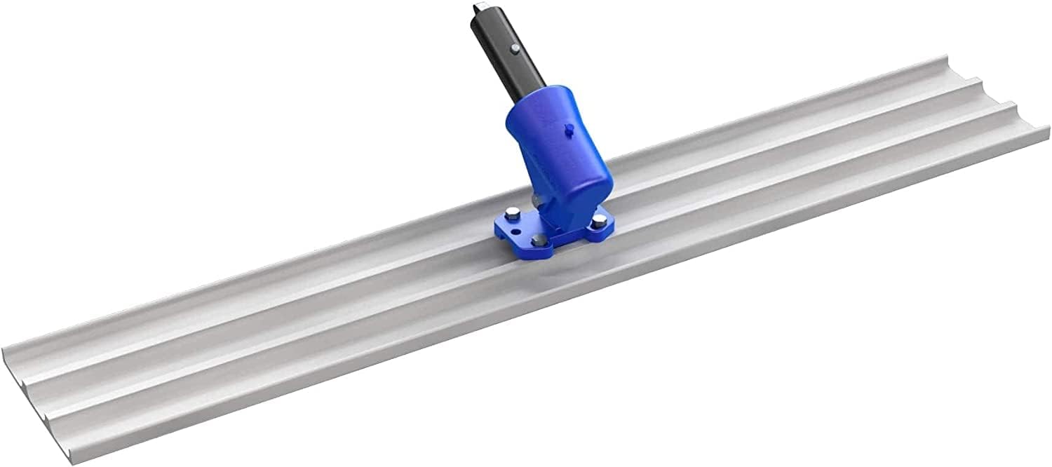 Bon Tool 82-412 Bull float - Magnesium 36-inch X 8-inch Square End - With Wormgear Brkt