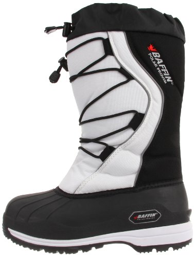 Baffin Icefield |Women's Boots | Low-Calf Height | Available In Black & White Color | Perfect For Snow-Covered Frozen Terrains | Snowshoe Compatible (Medium, Black, Numeric_6) #TOP4