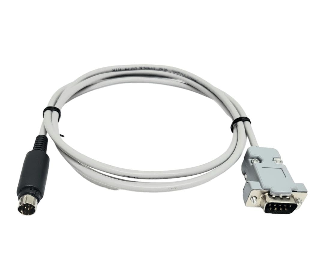 Cable Serial RS232 DB9 To 8P Mini Din Male Connector PLC Programming Cable 1.5 Meter (Light Gray) Pack of 1 (B0D7SPT465) Amazon Price History, Amazon Price Tracker