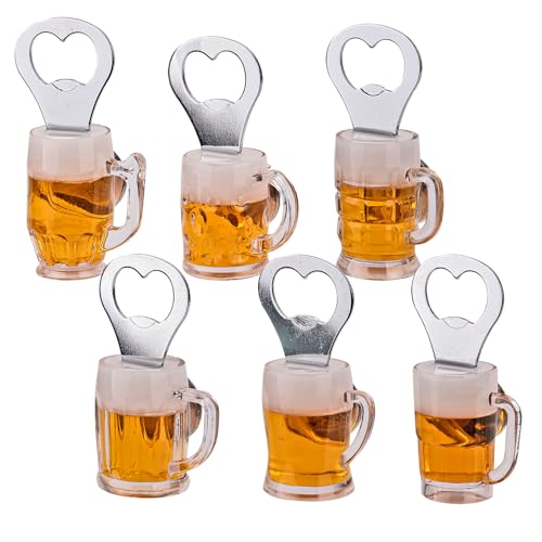 Kestek Flaschenöffner Bierkrug Öffner Krug mit Magnet 6 Ausführungen