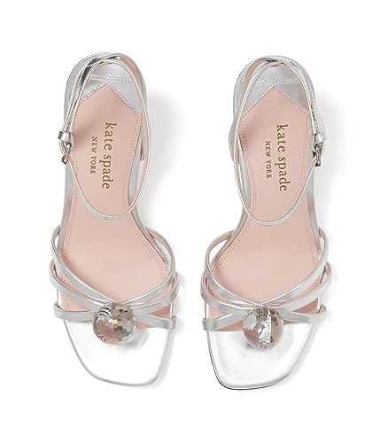 kate spade new york Lets Dance Heel Silver 6.5 M2