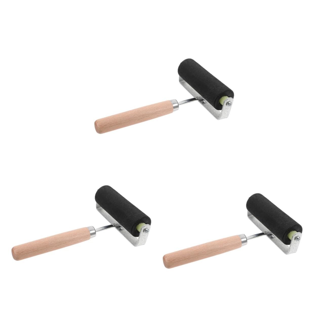 Roulette pour impression et arts créatifs NUOBESTY lot de 3 rouleaux encreurs