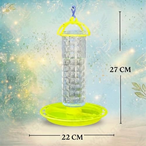 Image of Bird Feeder and Waterer Set with Hanging Brackets - 2-in-1 Wild Bird Feeding Station for Outdoors - Weatherproof Seed Dispenser & Hydration Kit for Garden, Patio & Balcony (2 Pack Water)