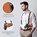Shoulder Holster General Horizontal Gun Holster Adjustable PU Leather for Concealed Carry with Double Magazine Pouch - Fit 1911, Glock 17/19/23 and Most Kinds of Pistols- for Right Hand use