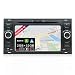 Produktbild JOYX Android 10 Autoradio Passt für Ford C-Max/Connect/Fiesta/Focus/Fusion/Galaxy/Kuga S-Max/Transit/Mondeo Schwarz | Rückfahrkamera KOSTENLOS | 2G+32G | 7 Zoll 2 Din | MIT 4G WiFi DAB BT GPS Navi