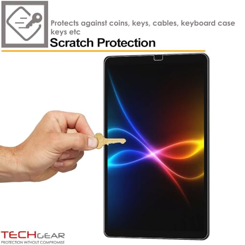 TECHGEAR 2 Pack Screen Protectors for Samsung Galaxy Tab A11 8.7" (SM-X130 / SM-X135), Ultra Clear Film Guard Cover [Scratch-Resistant] [HD Transparency] [Stylus Compatible] - Image 3