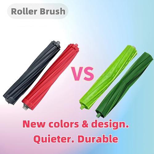 Image of Replacement Parts accessories for iRobot Roomba e5 e6 i1 i2 i3 i4 i5 i6 i7 i8 j5 j6 j7 j8 and all Plus i e j Series Vacuum Cleaner 2 Set Roller Brushes 6 HEPA Filters 6 Tangle-Free Side Brushes