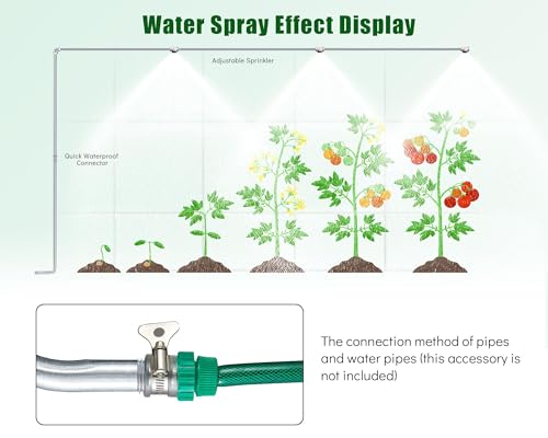 Howe YGH008 20X10X7 Ft Large Walk-In Greenhouse thumb #2
