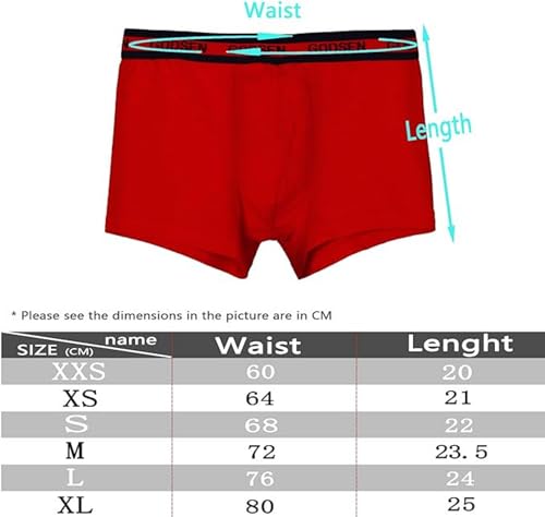 Generic Men's Cotton Boxer Briefs 2 Pack, Stretch Breathable Classic Breathable Underwear Boxer Briefs3